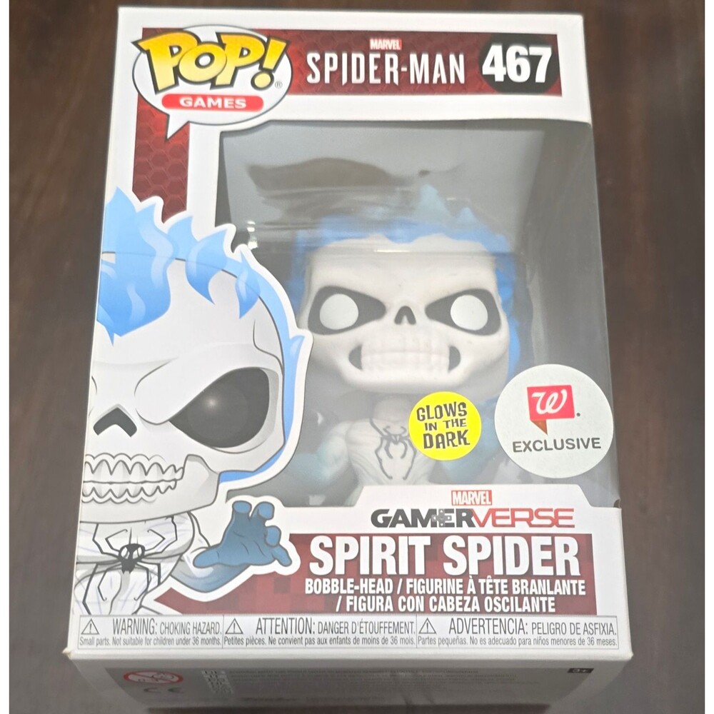Funko Pop! Games: Marvel - Spirit Spider - Walgreens (Exclusive) GITD #467